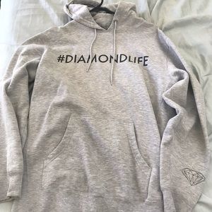 Gray diamond supply co hoodie